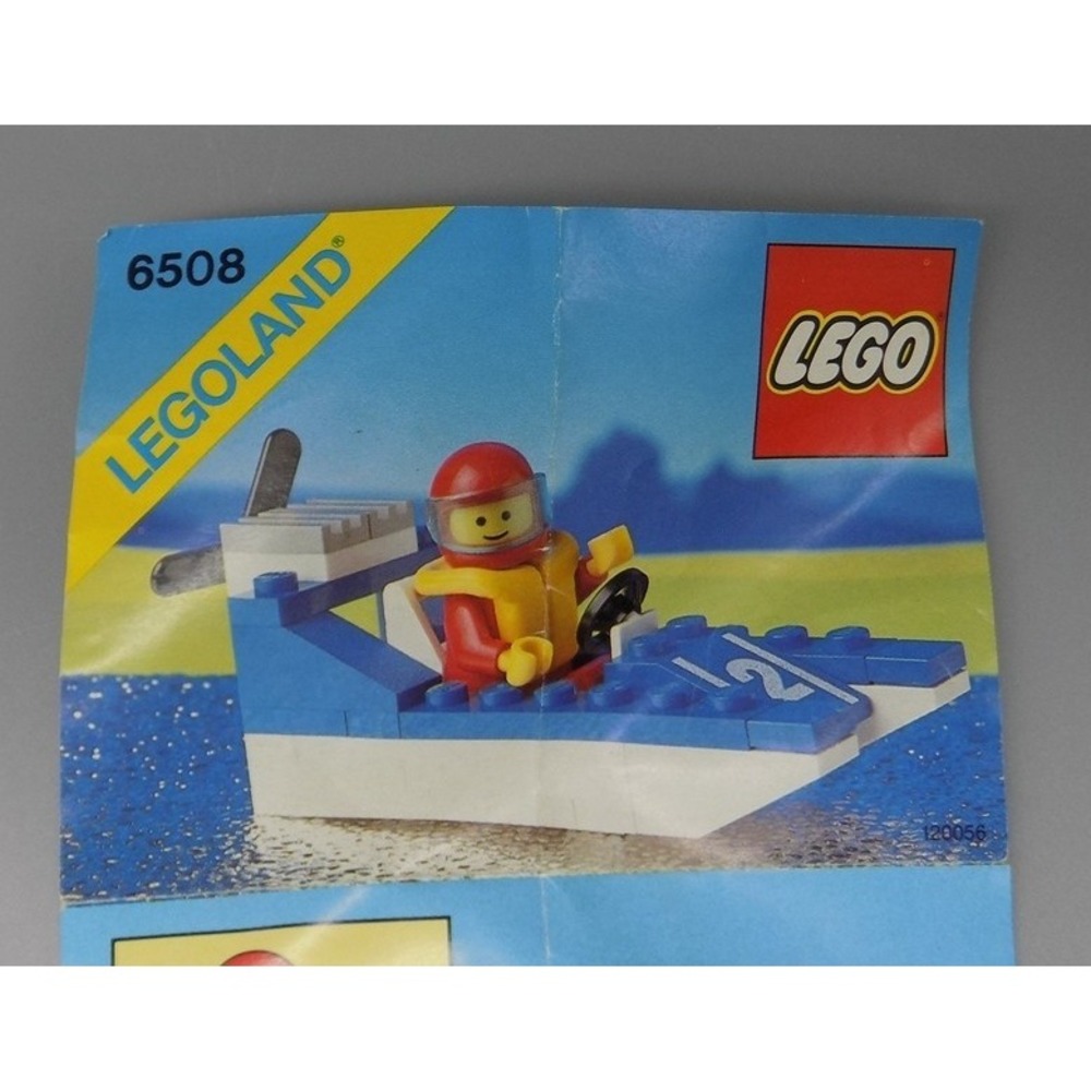 1990 Lego #6508 Wave Racer Boat Complete w/ Instructions No Box Vintage Legoland